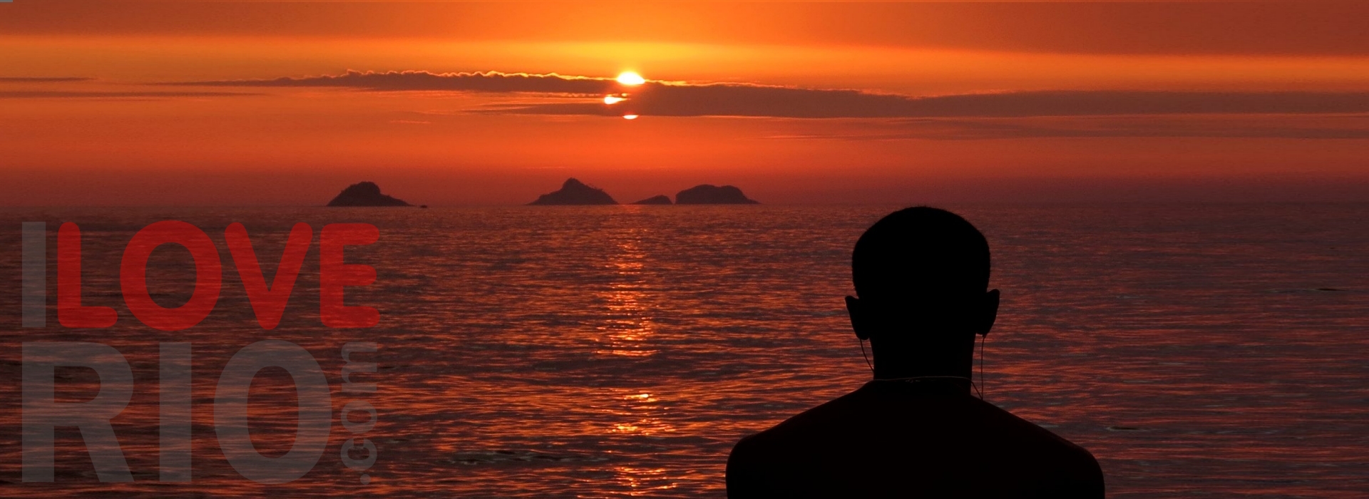 里约热内卢 男人-夕阳-科帕卡巴纳