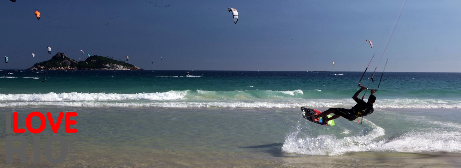 里约热内卢  风筝冲浪-巴拉达蒂茹卡里约  风筝冲浪-巴拉达蒂茹卡里约 里约热内卢
